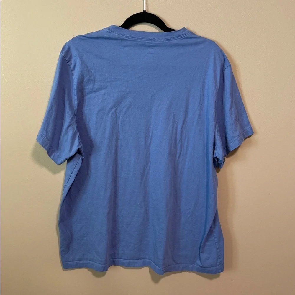 Nike Sky Blue Tee with White Logo size 2xl